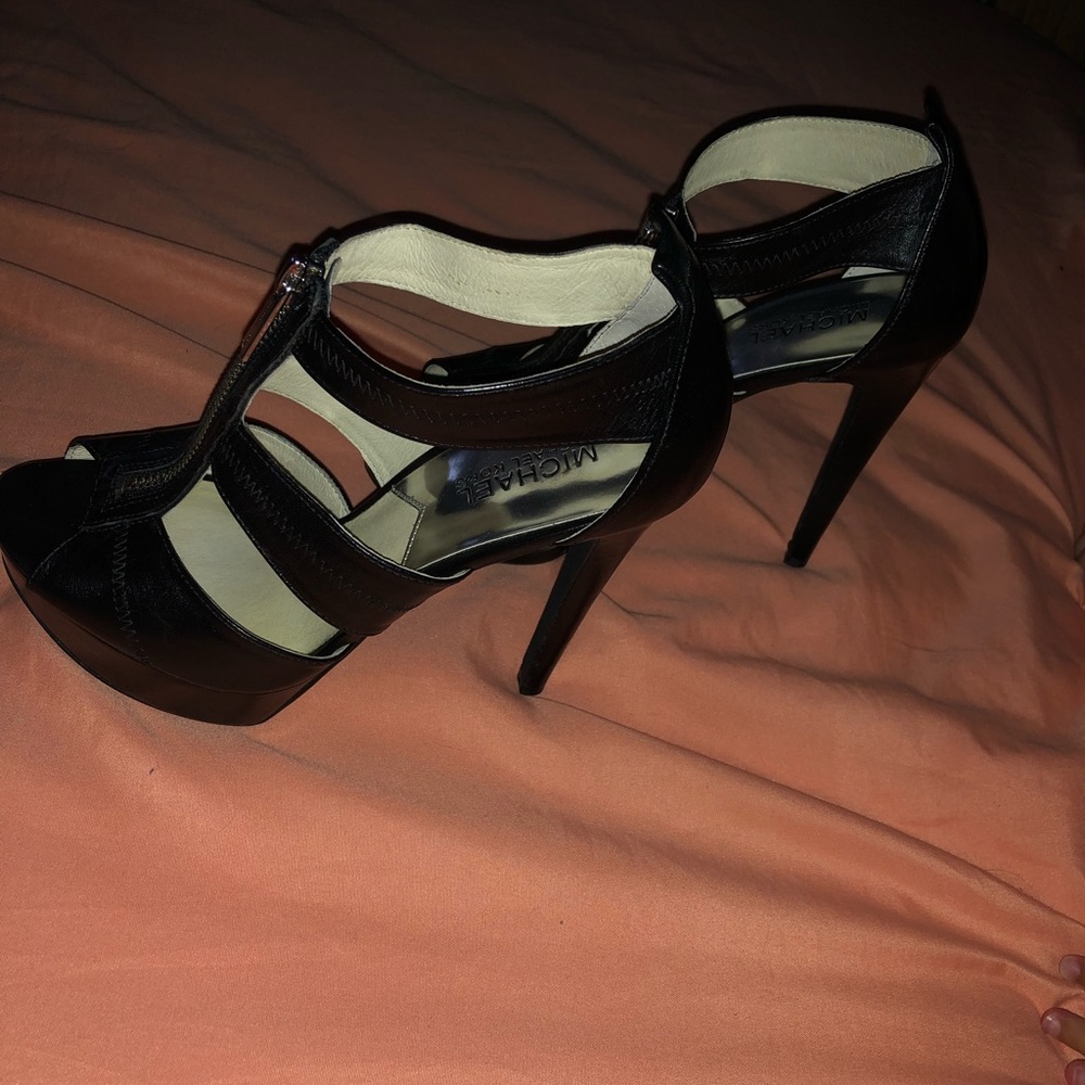Michael Kors Tstrap Berkeley heels.